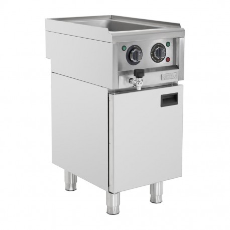 Buffalo 600 Series vrijstaande bain marie – zwart, GN 1/1