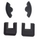 Buffalo rubber voetjes voor planeetmenger 10L – set van 4 stuks