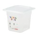 Cambro Safetrak IML voedselopslagbak GN 1/6, 150 mm, polypropyleen, helder