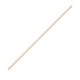 Jantex houten bezemsteel 120 cm - bruin