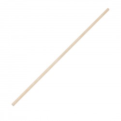 Jantex houten bezemsteel 120 cm - bruin