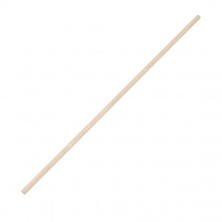Jantex houten bezemsteel 120 cm - bruin