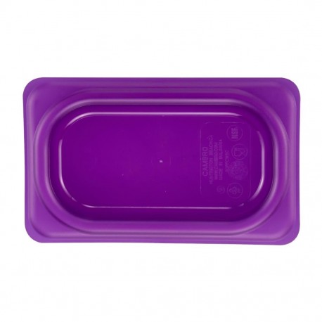 Cambro Safetrak IML afsluitdeksel 1/9GN - Polypropyleen - Paars