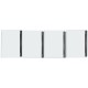 Buffalo complete deurassemblage (2 stuks) – glas, zilver, geschikt voor HW927
