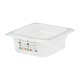 Cambro Safetrak IML Voedselbewaarbak 1/6 GN - Polypropyleen, Helder, 65 mm