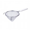 Vogue conische zeef 7cm - polypropyleen handvat - zilver