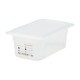 Cambro Safetrak IML voedselopslagbak polypropyleen 1/4 GN 100mm helder