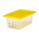 Cambro Safetrak IML voedselopslagbak polypropyleen 1/4 GN 100mm helder