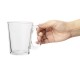 Olympia mok van gehard koffieglas 300 ml – Helder Soda Lime Glas (doos 12 stuks)