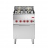Gastro M 600 Gasfornuis 60/60CFGE – RVS Combifornuis met Oven en Grill