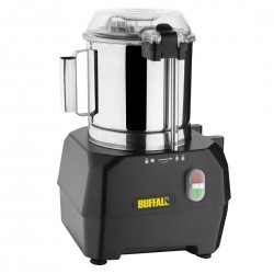 Buffalo commerciële voedselverwerker 5L – zwarte foodprocessor voor professioneel gebruik