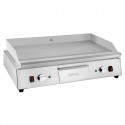 Buffalo Dubbele zone verchroomde grillplaat 790mm - RVS Zilver