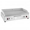 Buffalo Dubbele zone verchroomde grillplaat 790mm - RVS Zilver
