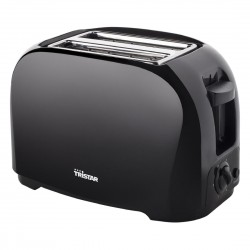 Tristar Broodrooster 800W met 6 Bruiningsstanden - Zwart