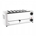 Rowlett Esprit broodrooster 6 sleuven wit - inclusief 2 reserve-elementen en 2 tostihouders