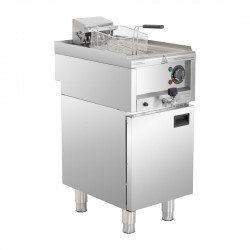 Buffalo 600 Serie Vrijstaande Elektrische Friteuse 8L - Zilver