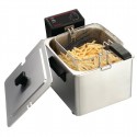 Buffalo light-duty elektrische friteuse 8L 3000W RVS Zilver