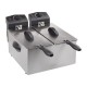 Tristar Dubbele Frituurpan FR-6937 - 2 x 3L RVS Zilver