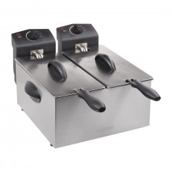 Tristar Dubbele Frituurpan FR-6937 - 2 x 3L RVS Zilver