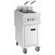 Buffalo Elektrische Vrijstaande Friteuse 12kW - Zilver, 20L
