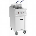 Buffalo Elektrische Vrijstaande Friteuse 12kW - Zilver, 20L