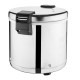 Buffalo rijstwarmer 21L – professionele rijstkoker zilver
