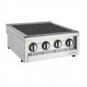 Buffalo 600 Serie Inductiekookplaat 4 Zones RVS - 2x 3kW Aanrechtmodel