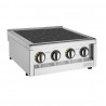Buffalo 600 Serie Inductiekookplaat 4 Zones RVS - 2x 3kW Aanrechtmodel