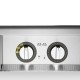 Buffalo 600-Serie Inductiekookplaat Dubbele Zone 3 kW RVS Zilver
