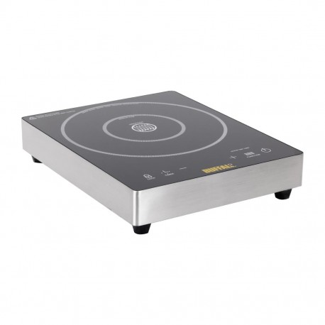 Buffalo Touch Control enkele inductiekookplaat 3kW – RVS