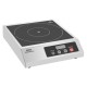 Nisbets Essentials Single Zone Induction Hob – RVS Inductiekookplaat Zilver