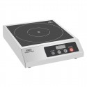 Nisbets Essentials Single Zone Induction Hob – RVS Inductiekookplaat Zilver