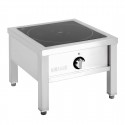 Buffalo inductie soeppan fornuis 8kW – RVS professionele kookplaat