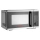Caterlite Airfryer Magnetronoven RVS 26L – Zwarte Convectie Oven met Heteluchtfunctie