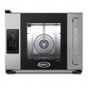 Unox Bakerlux Shop Pro Arianna Matic Touch Heteluchtoven met 4 Bakplaten - RVS Zilver