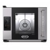 Unox Bakerlux Shop Pro Arianna Matic Touch Heteluchtoven met 4 Bakplaten - RVS Zilver