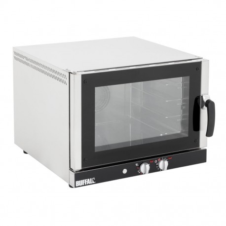 Buffalo Convectieoven met Vochtigheid 4x GN 1/1 Enkelfase RVS