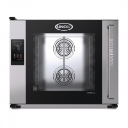 Unox Bakerlux Shop Pro Vittoria Matic Touch – Heteluchtoven met 6 Bakplaten RVS Zilver