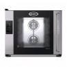Unox Bakerlux Shop Pro Vittoria Matic Touch – Heteluchtoven met 6 Bakplaten RVS Zilver