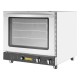 Buffalo Heteluchtoven met Stoom 66L - RVS & Glas - Zilver