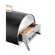 Louis Tellier Marcel Houtgestookte Buitenoven Marc01 – RVS Pizzaoven Zwart