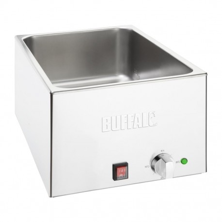 Buffalo bain marie RVS – natte warmte voor 1x GN 1/1 bak