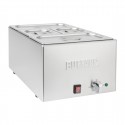 Buffalo bain marie RVS met GN trays – zilver, 21L