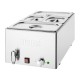 Buffalo Bain Marie met Tapkraan en Bakken - RVS, Zilver, 21L