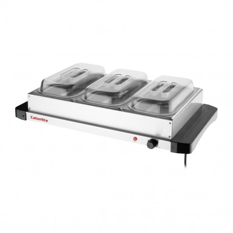 Caterlite Voedselverwarmer RVS - Elektrische Warmhoudplaat 400W