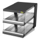 Buffalo Schuin Kanaal Voedselverwarmer 2 Planken - Zwart