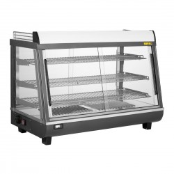 Buffalo Verwarmde Deurmerchandiser Voor en Achter 136L - Grijs