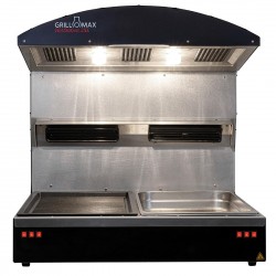 Grillomax Hotstation 2 XL - Verwarmingsstation met 2 GN 1/1 Containers, RVS, Zwart