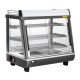 Buffalo Voor- en Achterdeur Verwarmde Vitrine 96L - Grijs