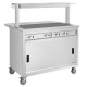 Buffalo mobiele uitgiftewagen met verwarmd blad – 3x GN 1/1